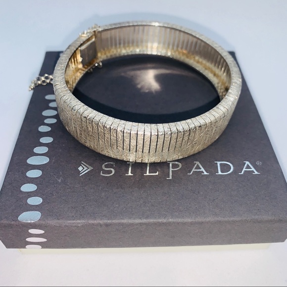 Silpada Sterling Silver Bangle Bracelet - Picture 2 of 8